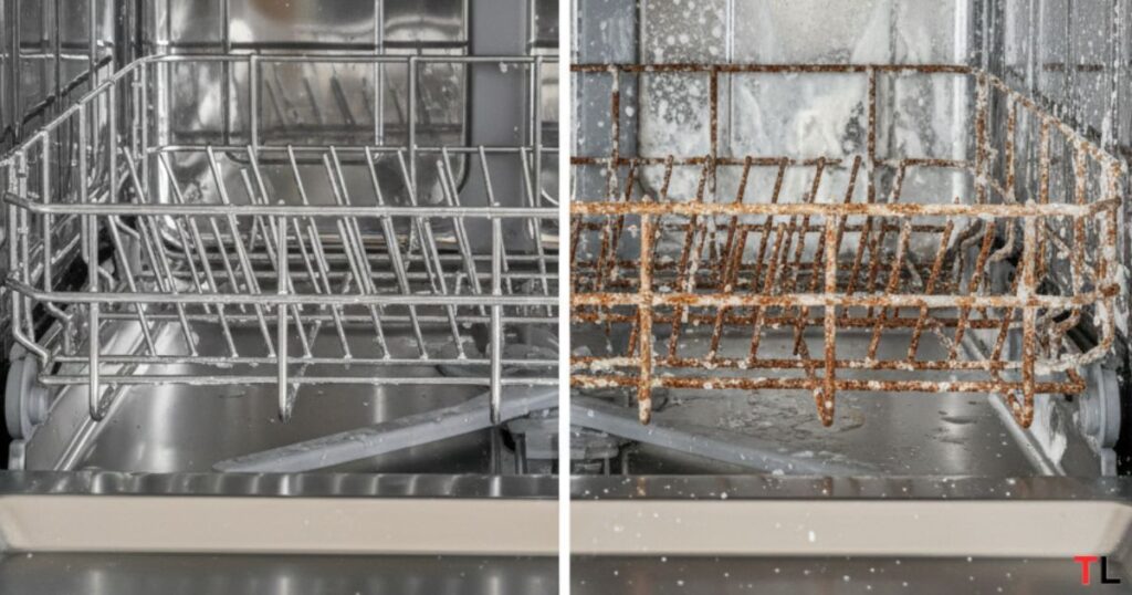 Hard water causing damage to Dishwasher