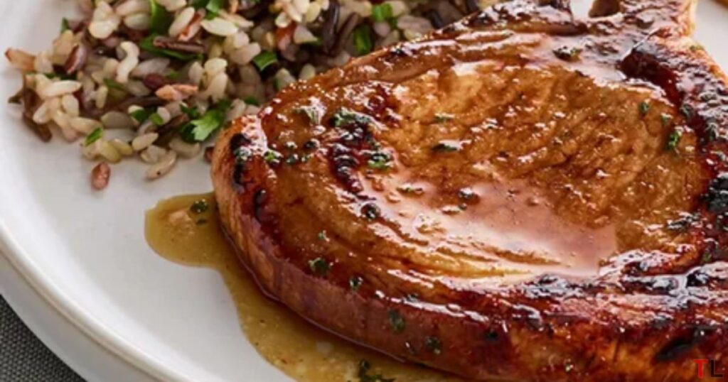 Pickle Juice Prined Pork Served In plate